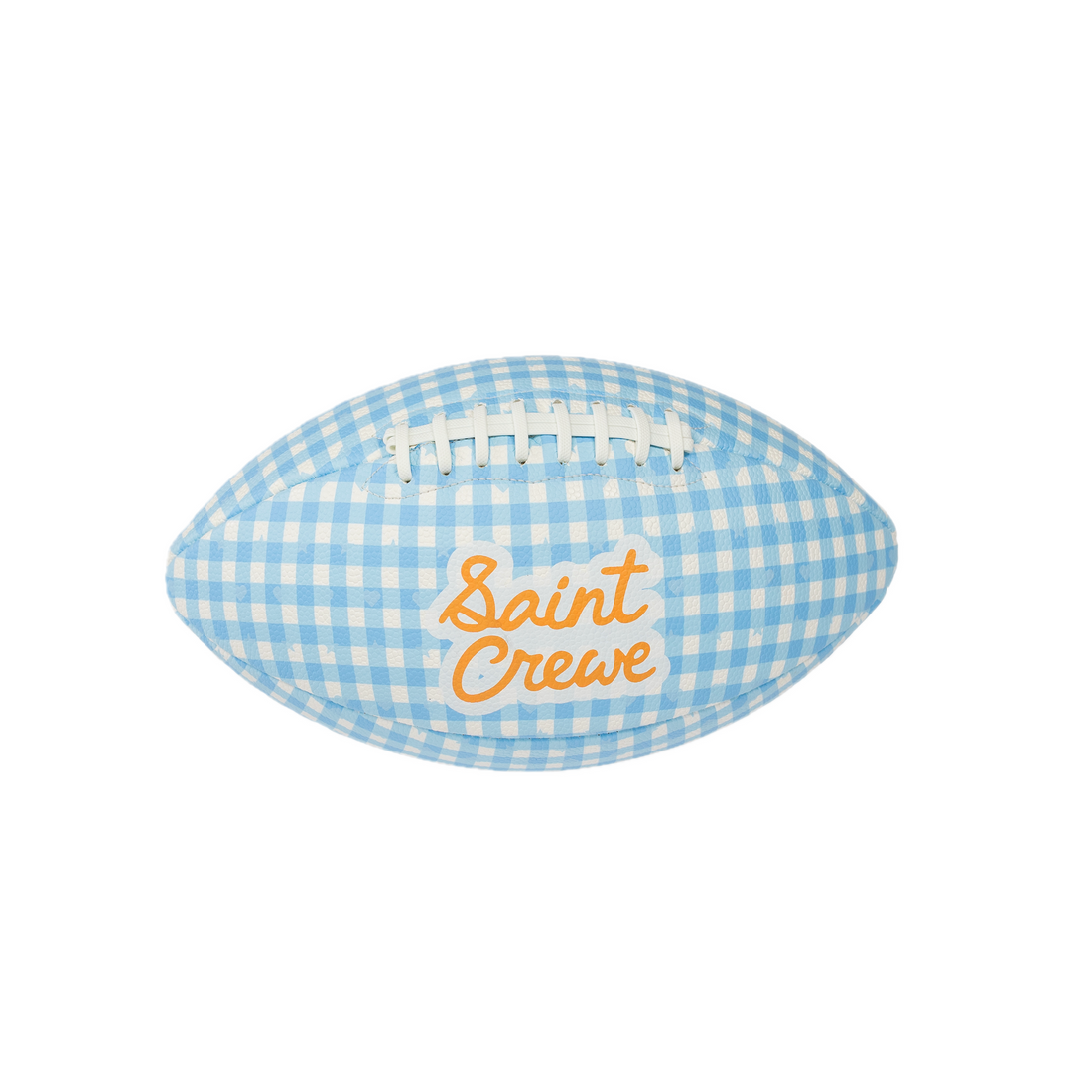 Blue Gingham Football